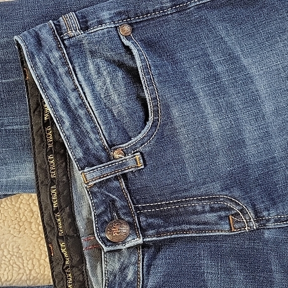 ReRock for Express Bootcut Distressed Jeans, Size 28 - Picture 3 of 11